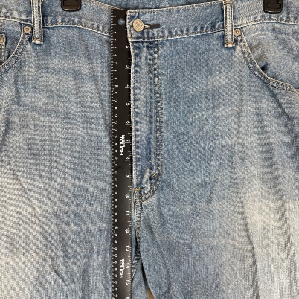 Levi's 559 Relaxed Straight Jeans 44x30 (43x29.5) Light Wash Denim Blue Casual - Picture 8 of 11